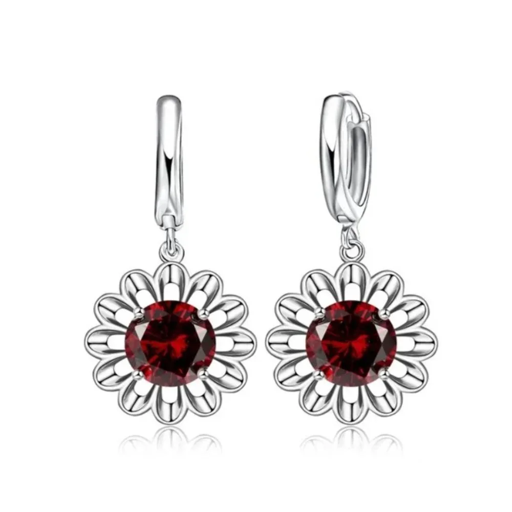 💎 NEW Earrings Necklace 925 Sterling Silver Set Bundle Bohemian Woman - Picture 3 of 4